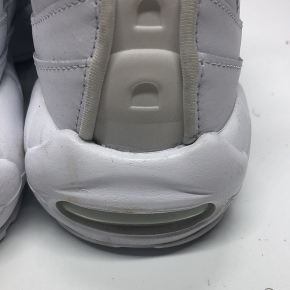 Mens Nike AirMax 95 Essential White CT1268-100 USED Size 12 - Picture 7 of 9